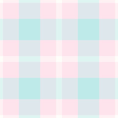 Equal background tartan textile, womens fashion pattern fabric texture. Many plaid check seamless vector in light and sterling silver colors.