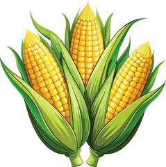  realistic corn vector