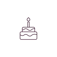 birth outline icon. Linear vector from people concept. Thin line birth icon isolated on white background