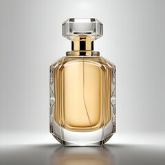 perfume bottle isolated on white