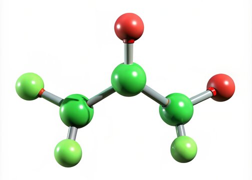A planar Lewis structure of acetaldehyde, CH3CHO, depicts carbon bonded to three hydrogen atoms and one oxygen atom, with a single bond to the latter.