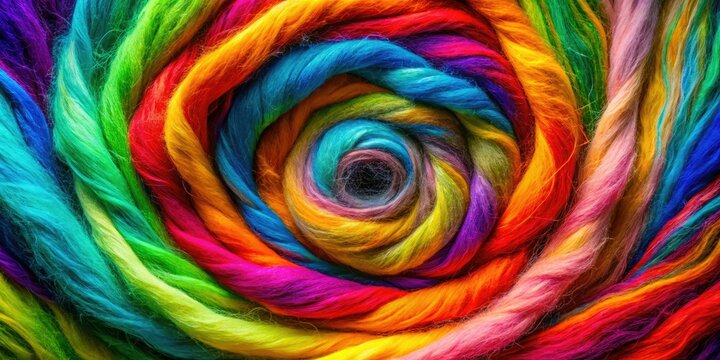 vibrant colorful playful psychedelic psf fiber swirling vortex
