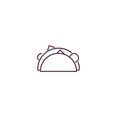 mexican food outline icon. Linear vector from restaurant concept. Thin line mexican food icon isolated on white background