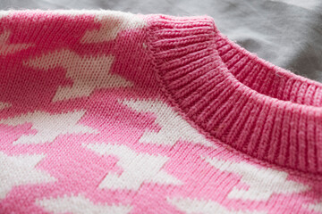 Sweater. Pink Sweater. Knitting. . Goose Print. Knitted Print. Autumn. Winter. Print. Pater. Autumn Vibe