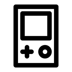 console, game, portable, device, gadget outline icon