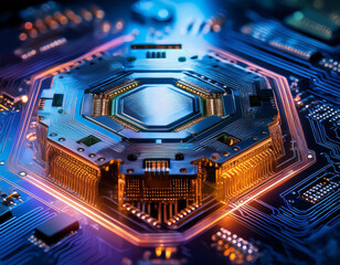 Close-Up of Tech Innovations