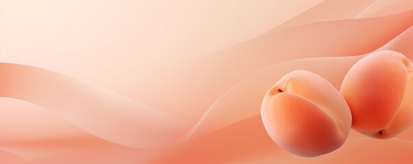 Peach abstract nature blurred background gradient backdrop. Ecology concept for your graphic design, banner or poster blank empty with copy space