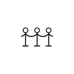  Barrier icon flat vector illustration for graphic and web design isolated on white.