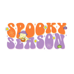 SPOOKY SEASON, HALLOWEEN tshirt design vector