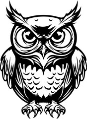 Obraz premium Owl clipart desing illustration