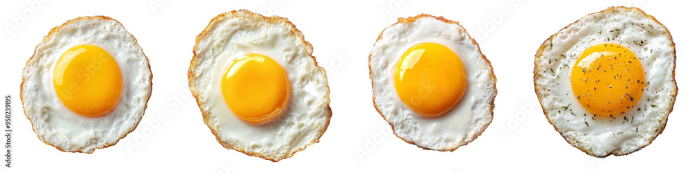 Poster on a transparency background, a full-length view of a boiled egg is shown at the top