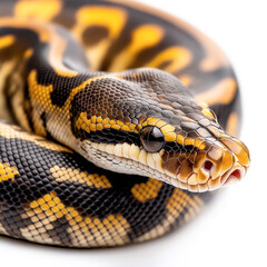 Fototapeta premium Burmese Python Isolated