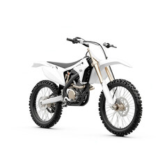 Obraz premium Dirtbike Isolated