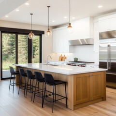 Kitchen Island Isolated