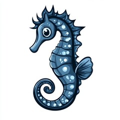 Obraz premium vector graphic of a cute seahorse