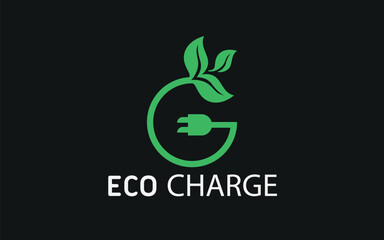 Green Eco Leaf Letter G Logo Template