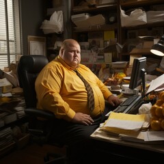 Employment of obese individuals，fat people work