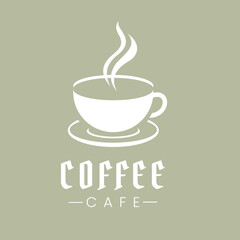 Coffee cup logo template vector icon design