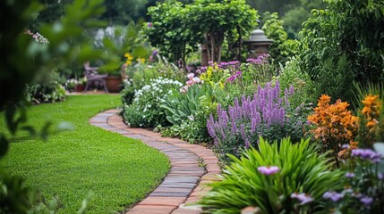 Obraz premium garden with flowers