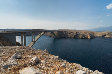 bridge over the river, Paski most, Croatia, Pag Island