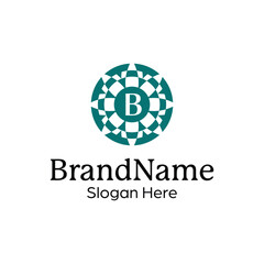 Elegant Floral Crest Logo Design Template for Premium Brands