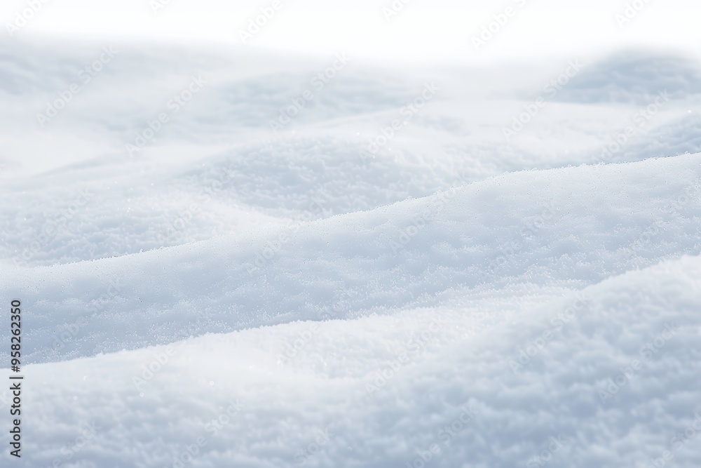 Canvas Prints Soft, white snow drifts