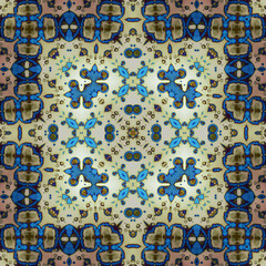Square seamless pattern. the texture is symmetrically woven