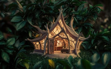 christmas tree in the window