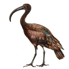 Obraz premium Ibis isolated on transparent background