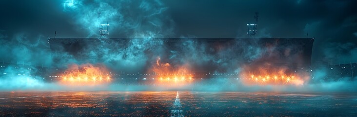 Obraz premium Stadium Night Lights