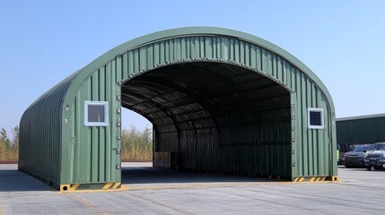 Fototapeta premium Tent garage for car made of pvc