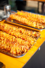 Summer street food festival outdoor