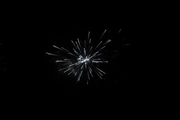 Obraz premium fireworks in the night sky