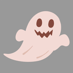 spooky flying ghost