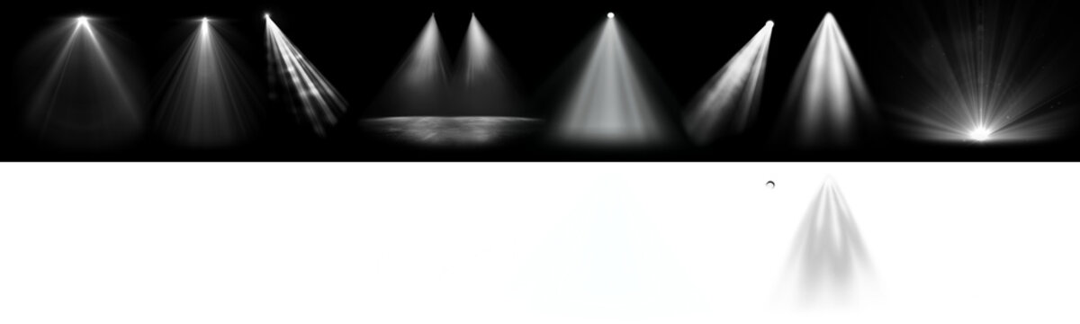 Light effect png cut out element set
