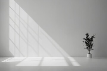 Obraz premium minimalist and clean shadow overlay