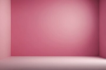 Fototapeta premium Abstract gradient pink studio background for product presentation