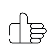 Thumbs Up vector icon