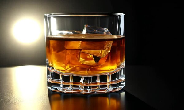 Whiskey on the Rocks - A Refreshing Drink