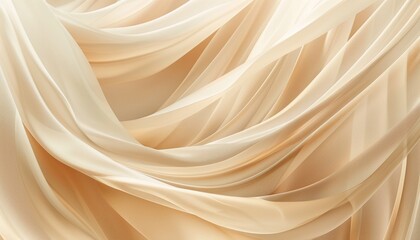 Abstract Light Beige Lines and Shapes Creating Soft Intricate and Delicate Background Abstract Art
