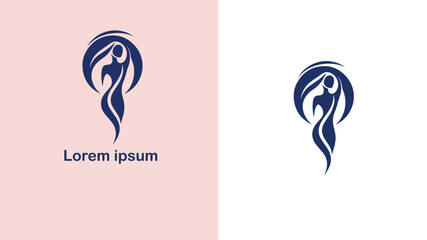 Fashion Style Trend Vogue unique logo design illustration