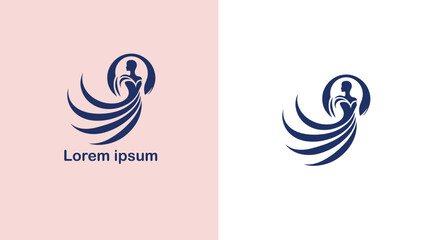 Fashion Style Trend Vogue unique logo design illustration