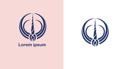 Fashion Style Trend Vogue unique logo design illustration