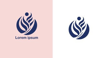 Fashion Style Trend Vogue unique logo design illustration