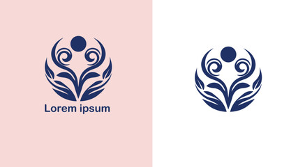 Fashion Style Trend Vogue unique logo design illustration