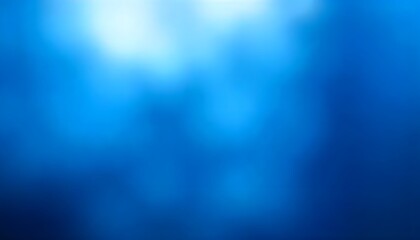 Fototapeta premium Soft smooth blue gradient blur background