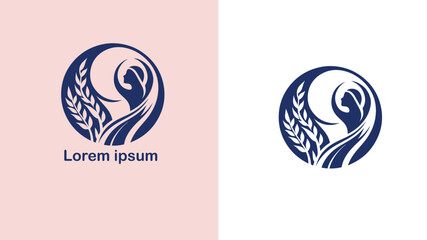 Fashion Style Trend Vogue unique logo design illustration