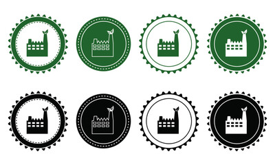 Ecology icon set. Ecology Stamps. Environment, sustainability, nature, recycle, renewable energy; electric bike, eco-friendly, forest, wind power, green symbol. Solid icons vector collection.