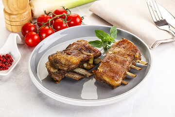 Roasted Lamb ribs with spices
