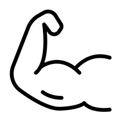 Muscle outline icon